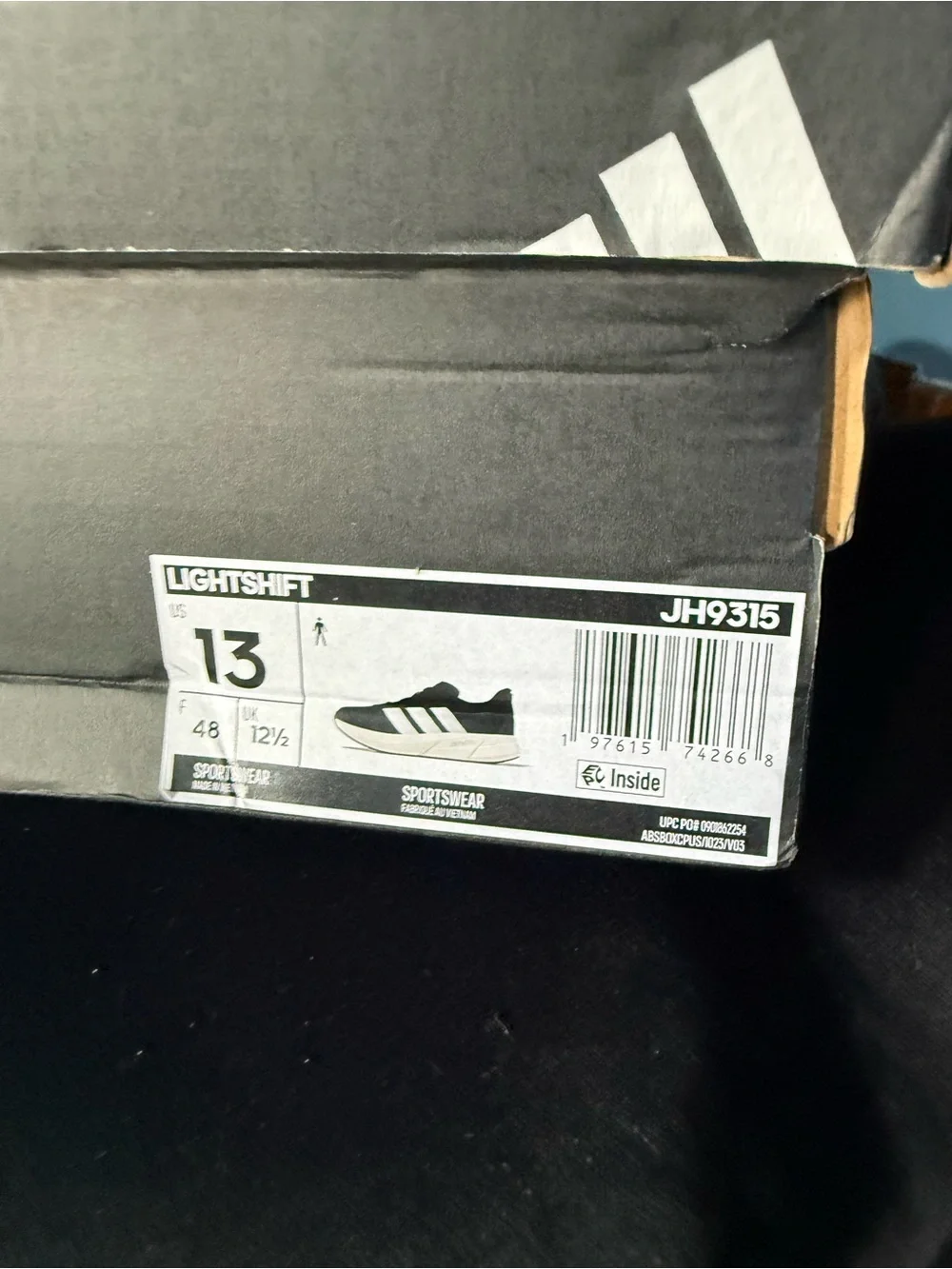 adidas Men’s Black & White Low-Profile Sneaker